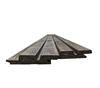 Douglas dubbel Rhombus Zwart - 28x145x3000 mm